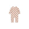 Kruippakje met hartjes - Newborn onesie amour rouge